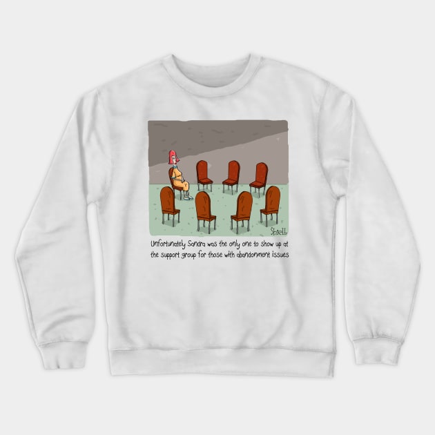 Abandonment Issues Crewneck Sweatshirt by macccc8